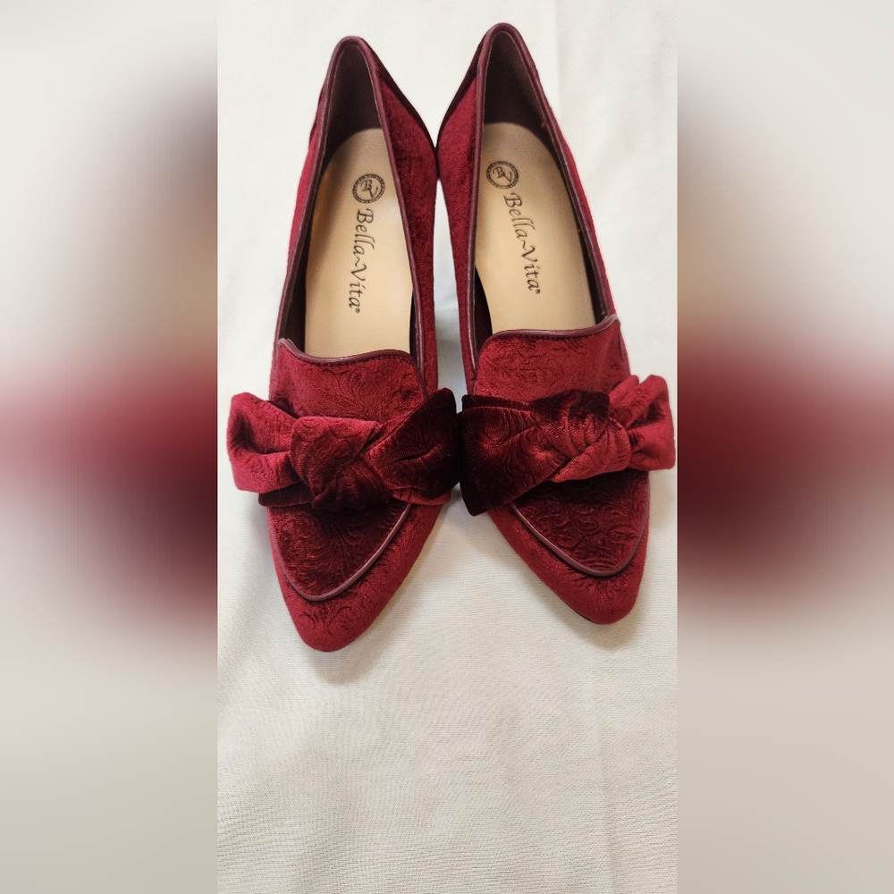 Bella Vita Wine Color Suede Shoes